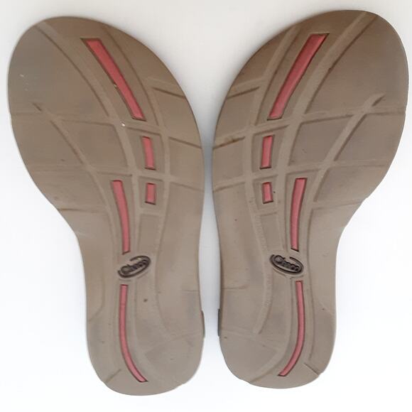 Chaco Flip X Comfort Thong Sandals Coral Brown Flip Flops Womens 8 Outdoors - Picture 5 of 5